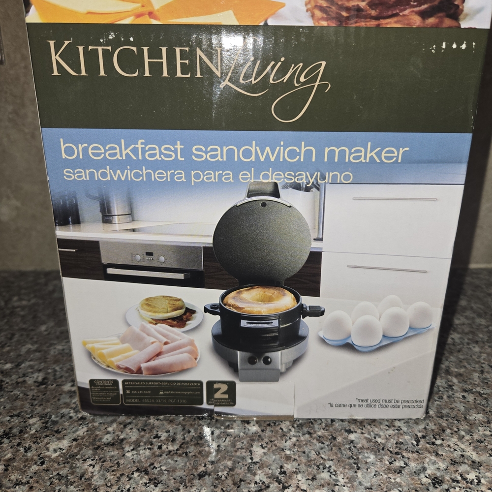 Breakfast Sandwich Maker - Gray